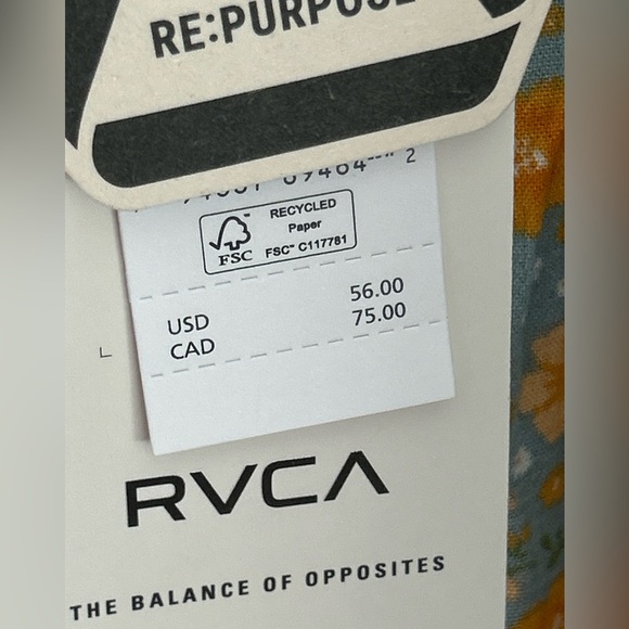 RVCA floral high neck trigger mini dress with smocked bust shale color NWT SZ XS - Picture 12 of 12